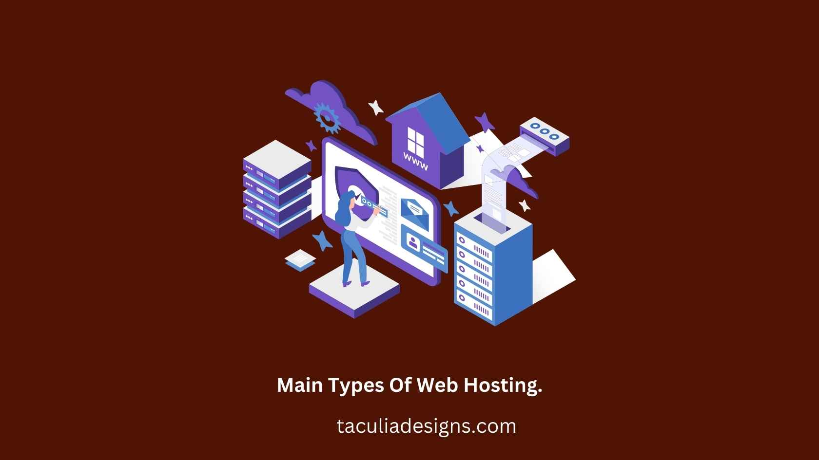 main types of web hosting